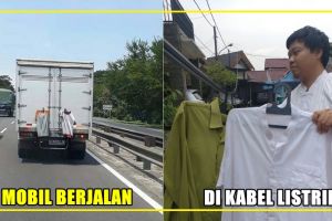 7 Foto ini tunjukan tingkah aneh orang Indonesia saat jemur pakaian