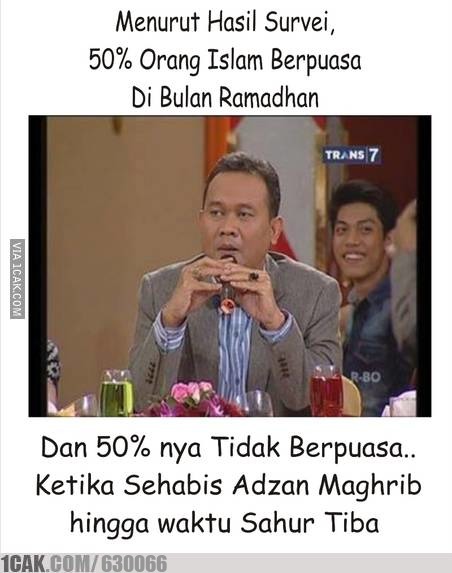 10 Meme survei ngawur Cak Lontong ini bikin kamu nggak berhenti ketawa