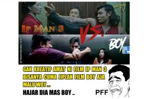 7 Meme kocak ini sindir adegan sinetron Boy mirip film laga Ip Man