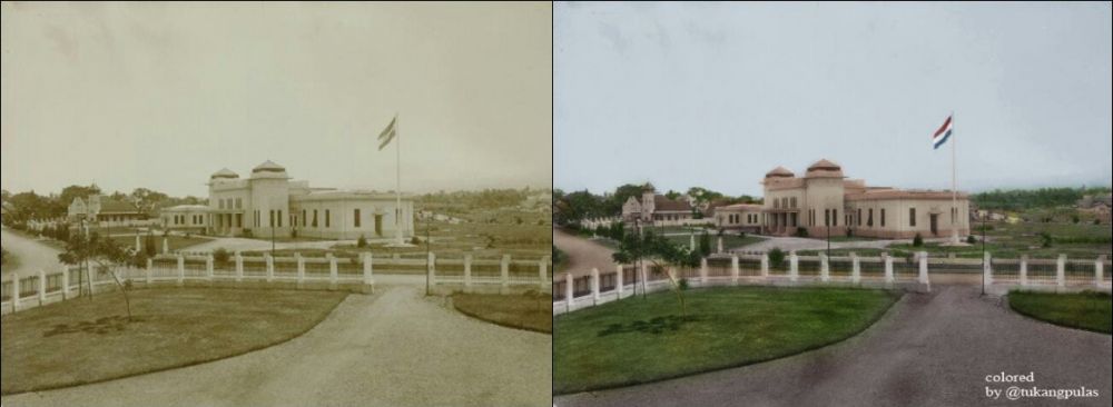 Begini jadinya jika foto jadul 15 daerah di Indonesia diwarnai, kece!