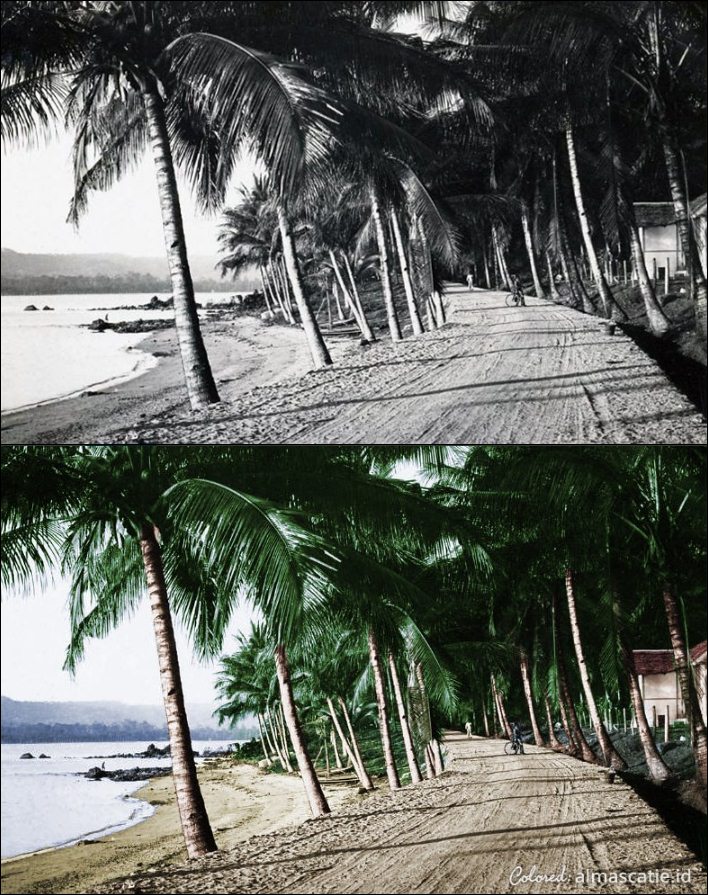 Begini jadinya jika foto jadul 15 daerah di Indonesia diwarnai, kece!