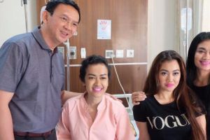Kembali jenguk Julia Perez, ini yang disampaikan Ahok