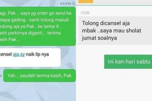 11 Chat driver ojek online dengan pelanggan ini kocaknya kebangetan