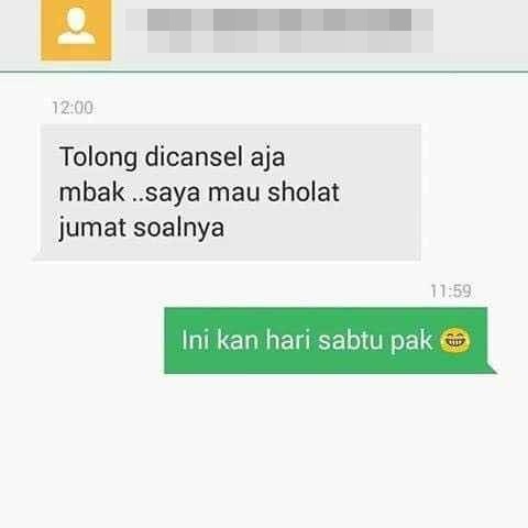 11 Chat driver ojek online dengan pelanggan ini kocaknya kebangetan