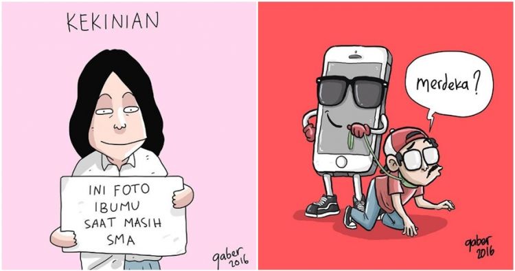 15 Ilustrasi lika-liku kehidupan ala komikus Tanah Air ...