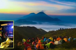 11 Pendaki Gunung Prau tersambar petir saat berteduh sambil main HP