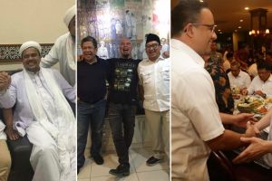 13 Foto senyum bahagia para pendukung atas kemenangan Anies-Sandi