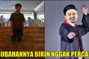 Kecilnya sih biasa, tapi perubahan pria ini saat dewasa bikin melongo