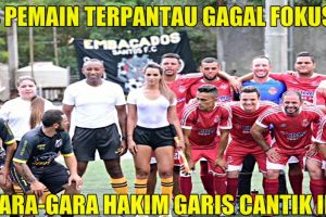 5 Foto hakim garis asal Brasil ini seksi abis,  sulit fokus main bola