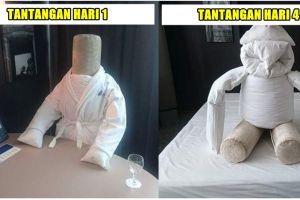 Aksi usil tamu hotel pada petugas kebersihan ini kocak & seru abis