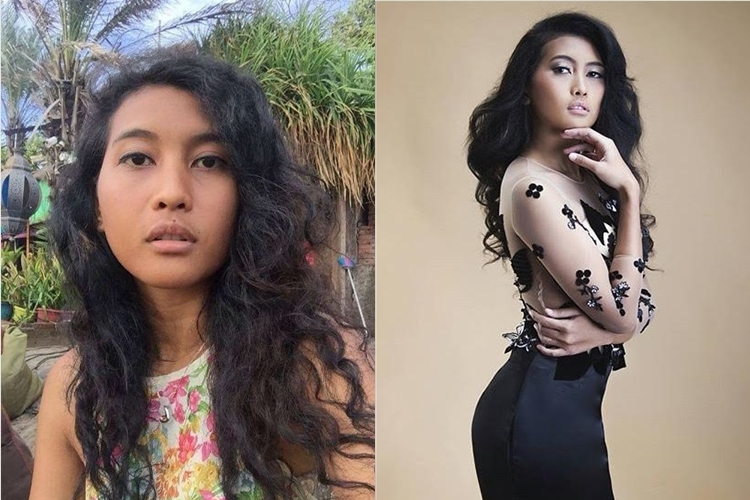 10 Foto Anja Reilla, finalis Miss Indonesia 2017 suka tampil natural
