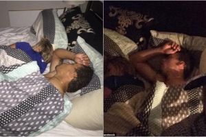 Pergoki pacar tidur dengan pria lain, reaksi cowok ini malah kocak