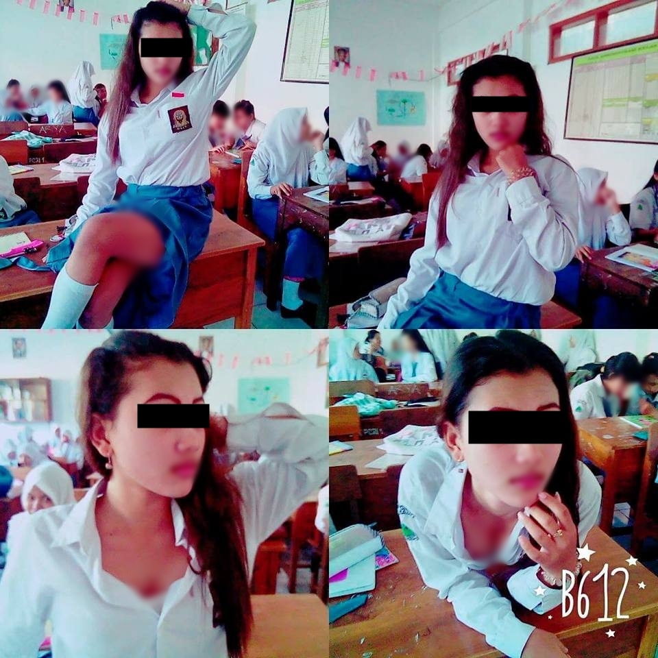 Kelakuan siswi SMA foto 'hot' di dalam kelas ini bikin miris