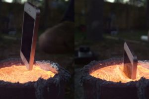 Cowok ini rendam iPhone di aluminium panas, kamu kaget lihat hasilnya