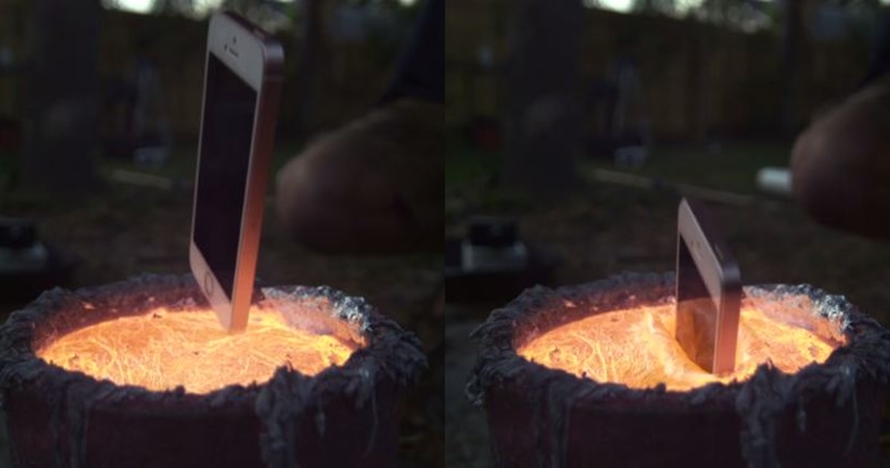 Cowok ini rendam iPhone di aluminium panas, kamu kaget lihat hasilnya