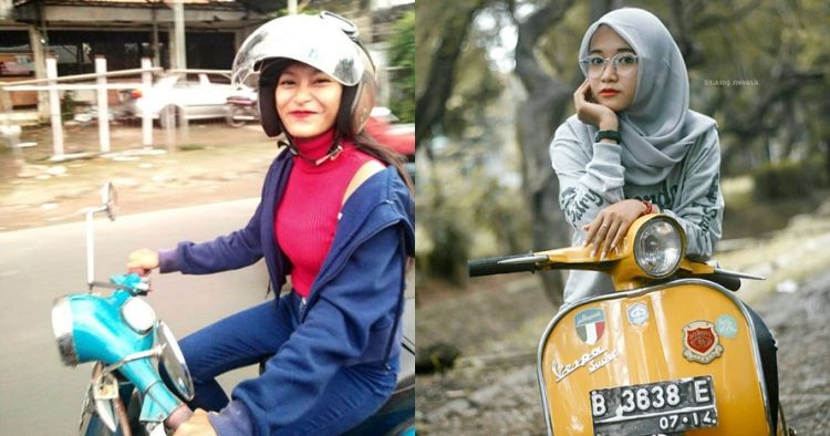 gratis unduh gambar animasi Gambar Kartun Vespa Unik Adzka Terkeren