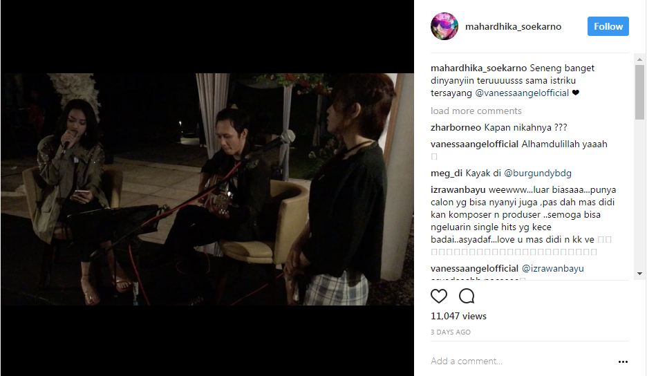 Upload foto ini, Vanessa-Didi Soekarno nikah diam-diam?