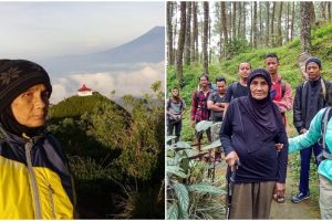 Kenalin nenek Yuni, di usia 65 tahun sukses taklukkan 9 puncak gunung
