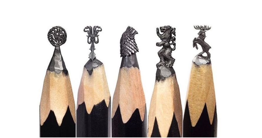 11 Patung tema Game of Thrones ini dibikin di ujung pensil, amazing!
