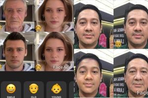 Wajah 10 artis versi tua dengan aplikasi FaceApp, hasilnya kocak-kocak