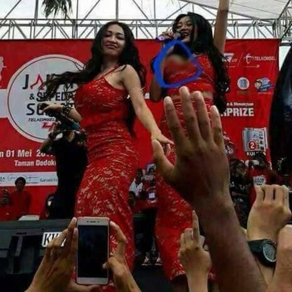 Klarifikasi Pamela Duo Serigala atas insiden 'dada nyembul' di Ternate