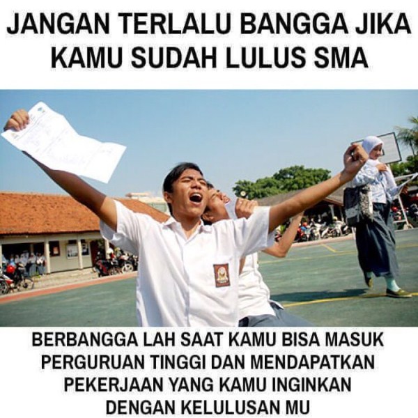 12 Meme ini sindir kelakuan lebay pelajar SMA rayakan kelulusan