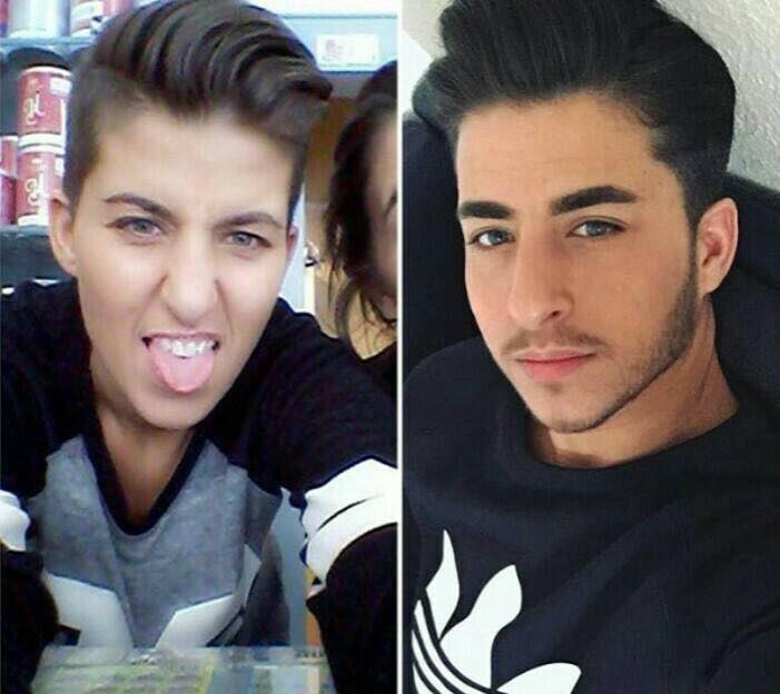 20 Foto perubahan transgender dari cewek ke cowok, mencengangkan