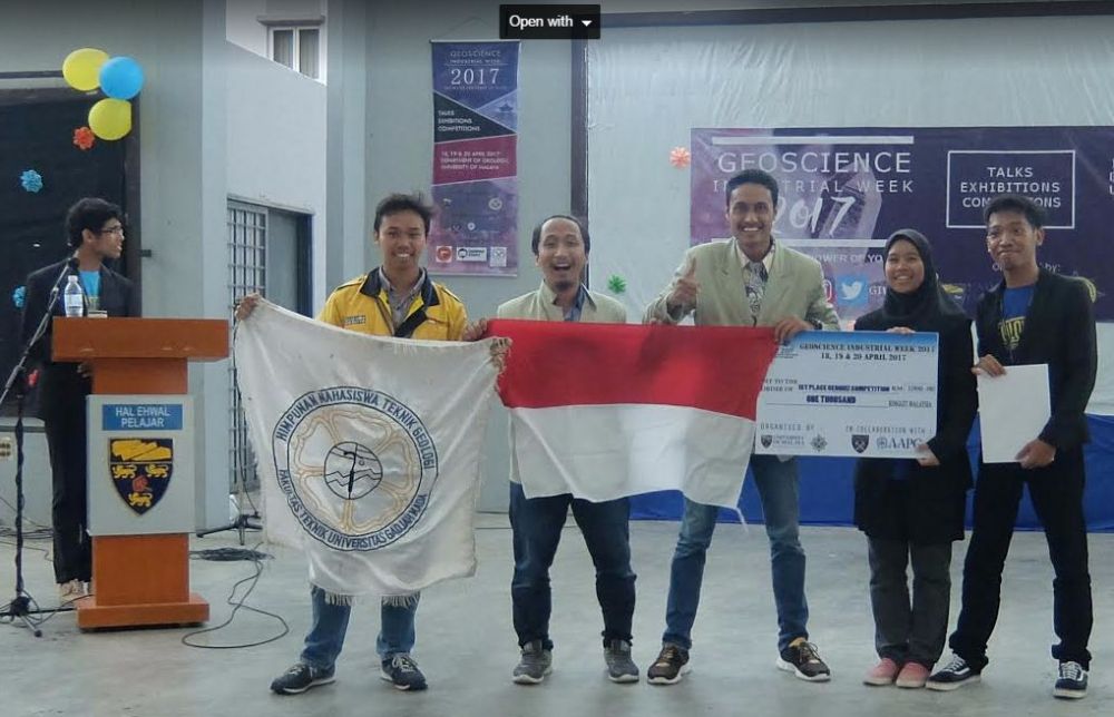 Mahasiswa UGM raih juara Geoquiz  di Malaysia, keren