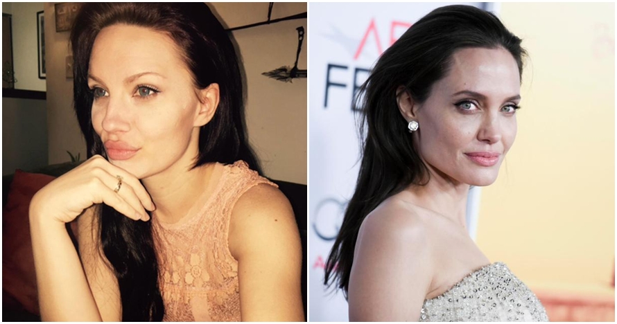 Melissa Baizen disebut 'kembaran' Angelina Jolie, benar-benar mirip ya