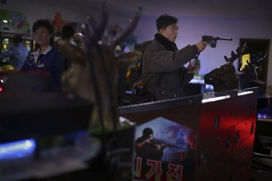 Mengejutkan, ini foto langka penampakan mainan dingdong di Korea Utara