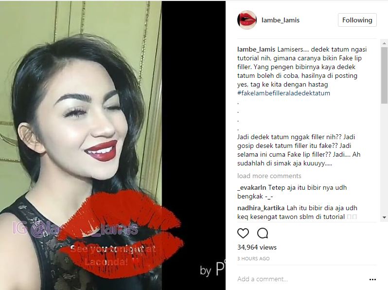 Ariel Tatum tutorial bikin bibir seksi, komentar netizen bikin ngakak