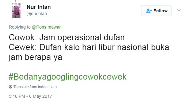 10 Beda googlingan cewek dan cowok ini kocaknya nyindir abis