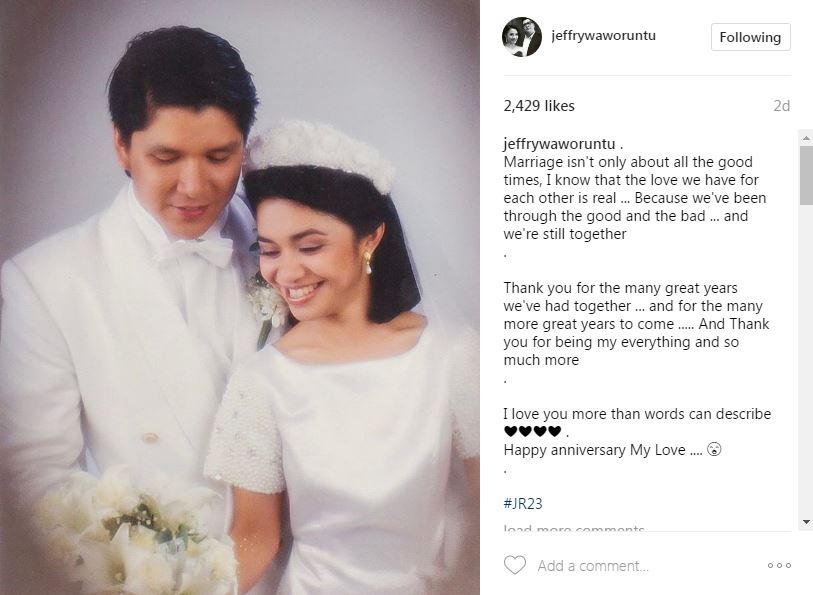 Jauh dari gosip, ini 12 foto romantis Ruth Sahanaya & Jeffry Waworuntu