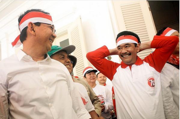 11 Potret kebersamaan Ahok-Djarot, bukti keduanya brother goals abis