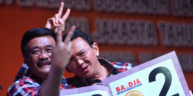 11 Potret kebersamaan Ahok-Djarot, bukti keduanya brother goals abis
