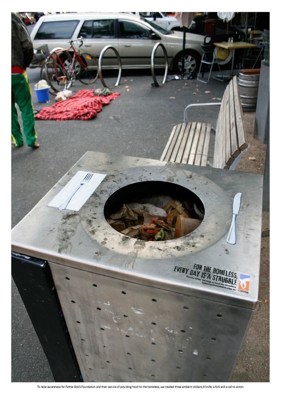 11 Poster kreatif kampanye donasi bagi gelandangan, pesannya ngena 