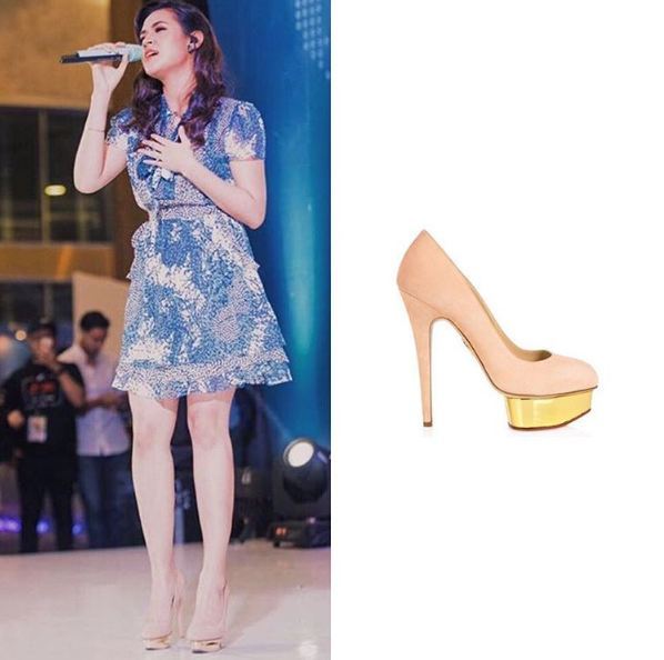 Selalu tampil cantik memesona, ini harga 10 sepatu Raisa Andriana