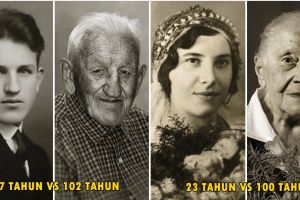 Potret 12 sosok saat muda vs berumur 100 tahun, kamu pangling nggak? 