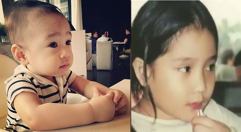 6 Foto masa kecil Nagita ini mirip Rafathar, anak mama banget
