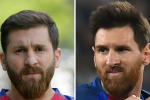 9 Bukti cowok Iran, Reza Parastesh, plek jiplek Lionel Messi