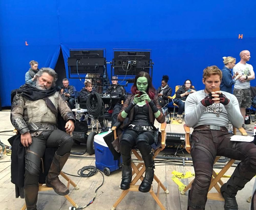 Intip serunya syuting film Guardians Of The Galaxy 2 di 11 foto ini