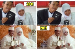 Dulu pasangan ujian praktik menikah, kini 2 orang ini jadi suami-istri