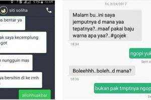 9 Percakapan lucu ojek online sama pelanggannya ini dijamin bikin geli