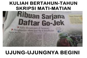 10 Meme kehidupan mahasiswa setelah lulus, ijazah cuma jadi pajangan