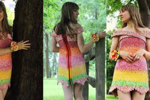 Kamu tak akan sangka bahan gaun ini sangat unik, ngumpulinnya 4 tahun