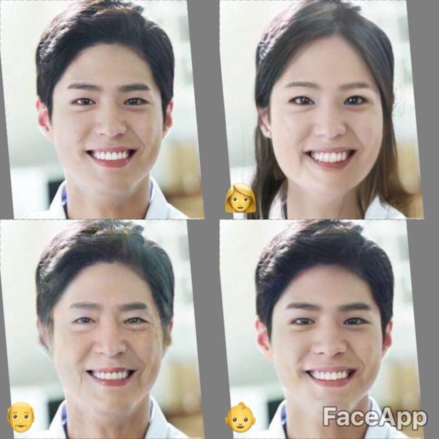 12 Wajah seleb Korea ini diedit pakai FaceApp, bisa ngenalin nggak ya?