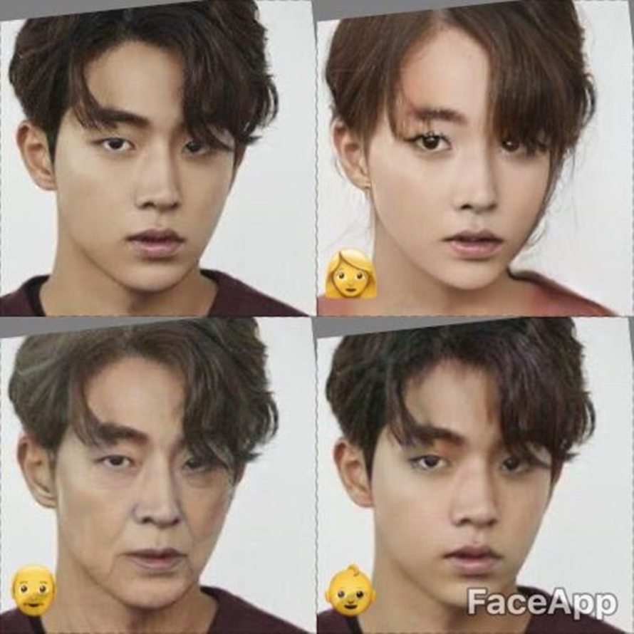 12 Wajah seleb Korea ini diedit pakai FaceApp, bisa ngenalin nggak ya?