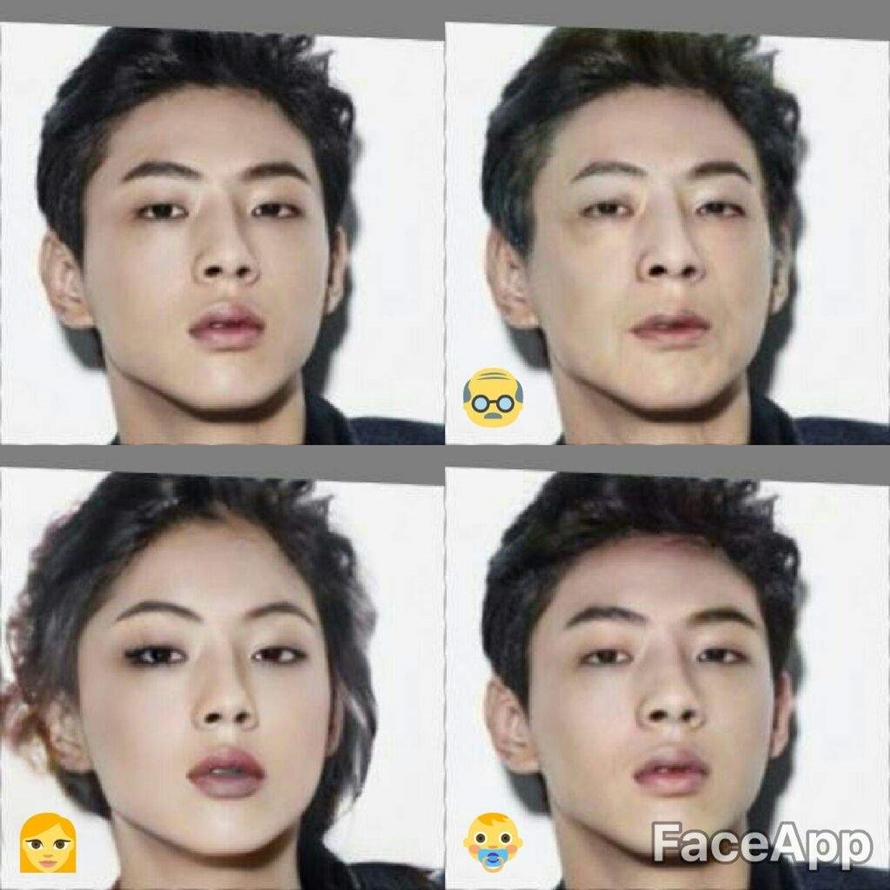 12 Wajah seleb Korea ini diedit pakai FaceApp, bisa ngenalin nggak ya?
