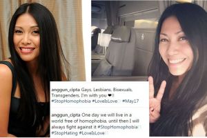 Dukung kaum LGBT, postingan Anggun C Sasmi tuai kontroversi