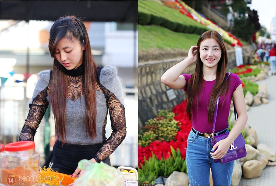 Gadis pedagang ini mendadak viral, sampai antre diajak selfie